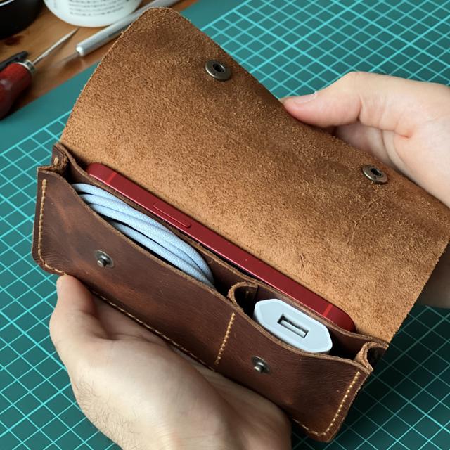 Deri Telefon Çantası v2