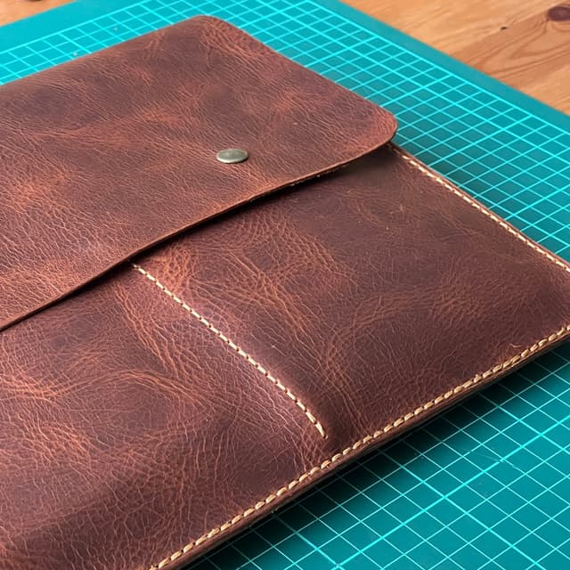 Deri Macbook Çantası v2